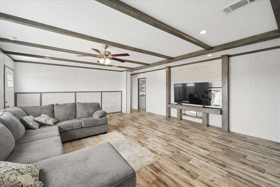 Furnished interior view inside a new home in , Cleburne (Image 26).
