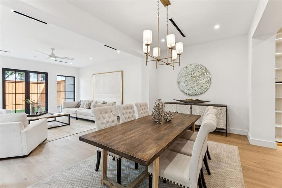Furnished interior view inside a new home in , Dallas (Image 32).