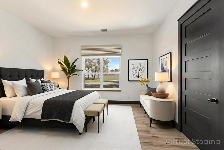 Furnished interior view inside a new home in , Willis (Image 13).