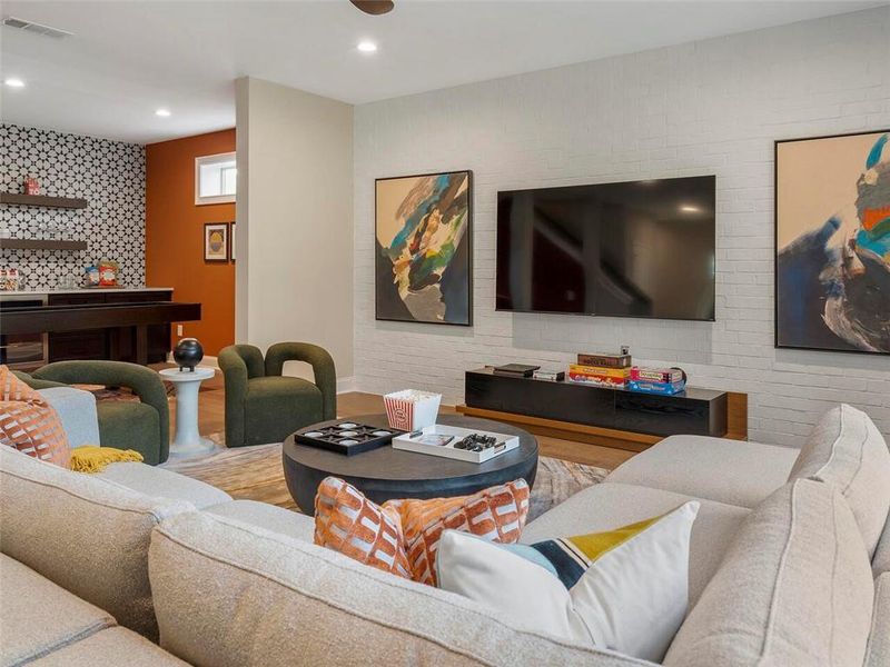 Furnished interior view inside a new home in , Suwanee (Image 6).