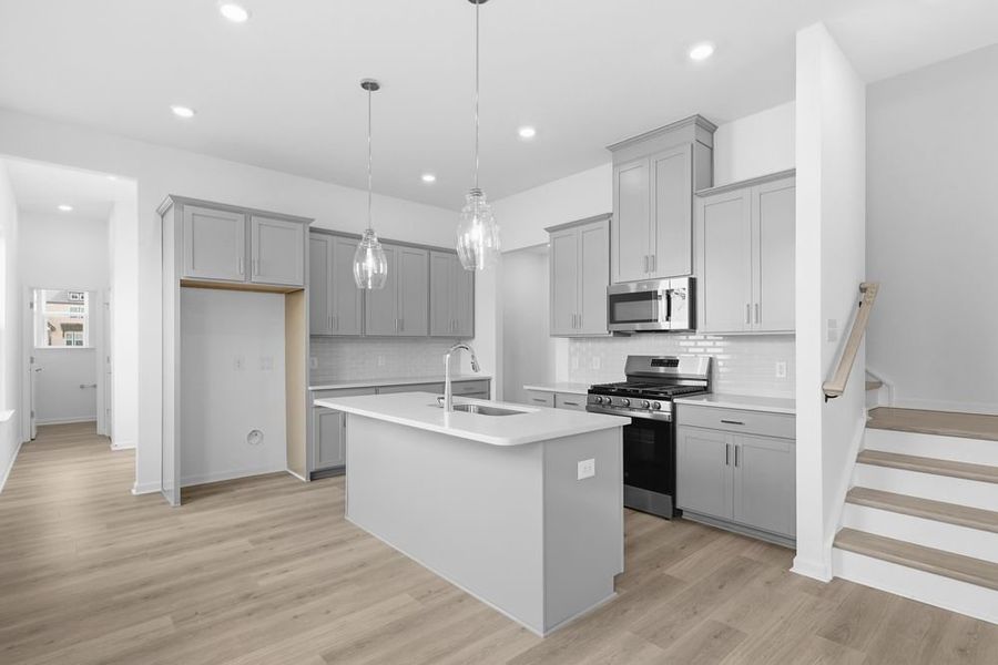 Furnished interior view inside a new home in Ridge at Sugar Creek, Indian Land (Image 3).