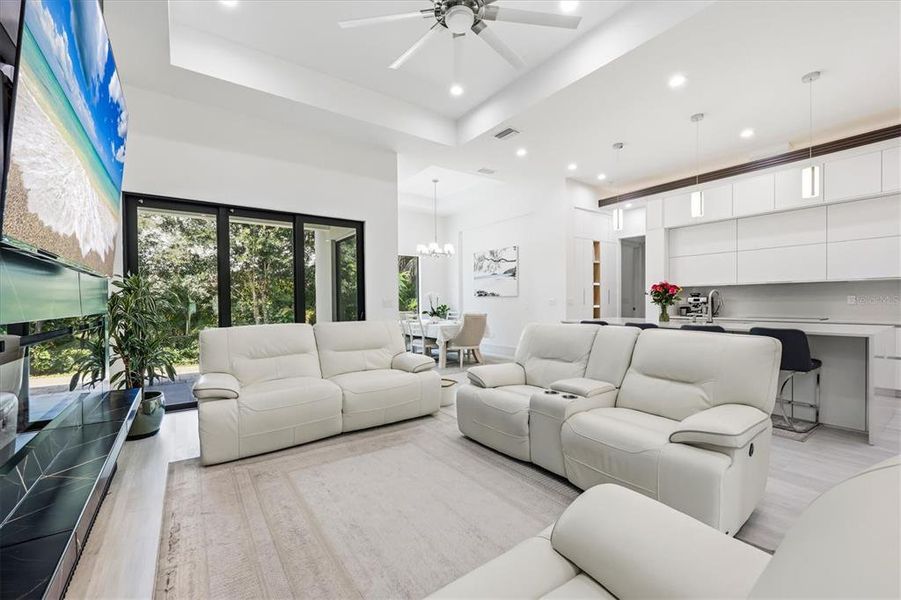 Furnished interior view inside a new home in , Venice (Image 11). Furnished interior view inside a new home in , Venice (Image 11).