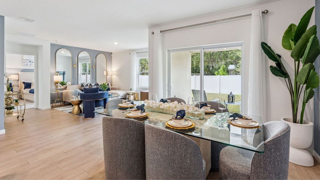 Furnished interior view inside a new home in Crossroads at Kelly Park, Apopka (Image 9).
