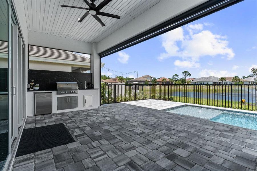 Exterior details and patio area of a home in , Palm Coast (Image 36).