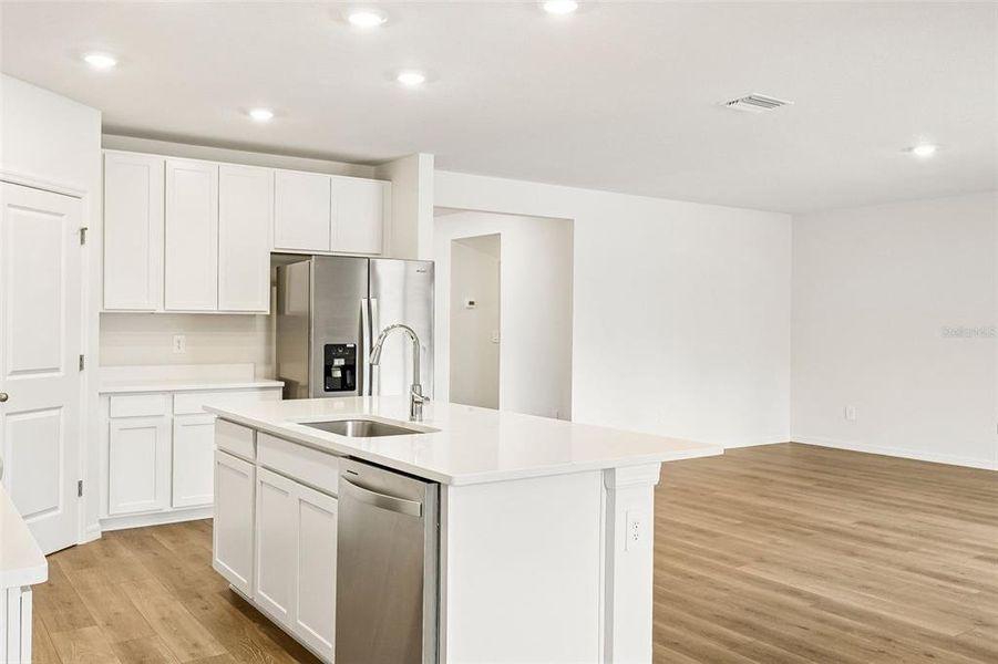 Furnished interior view inside a new home in Pine Ridge Meadows, Hudson (Image 13).
