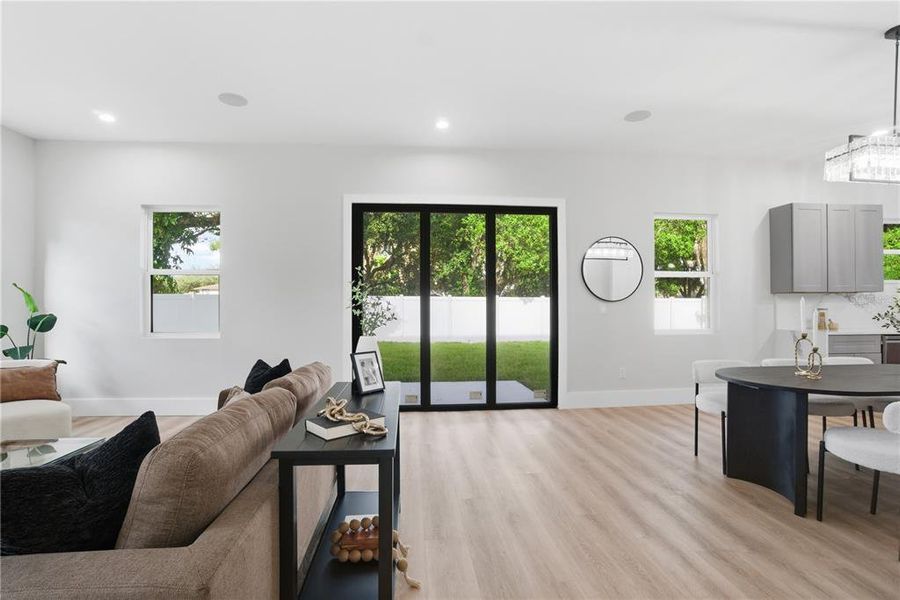 Furnished interior view inside a new home in , Belle Isle (Image 44).