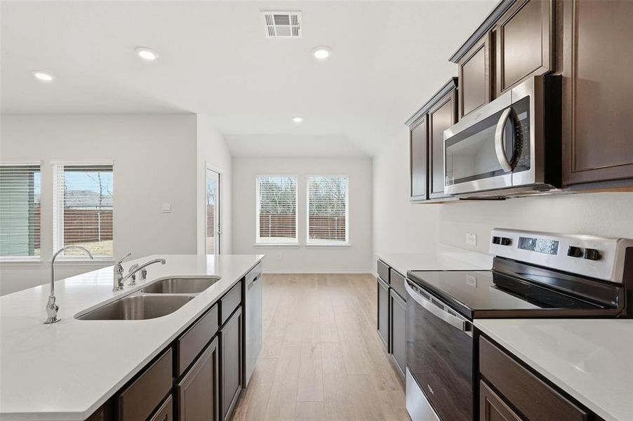 Furnished interior view inside a new home in , Princeton (Image 7).