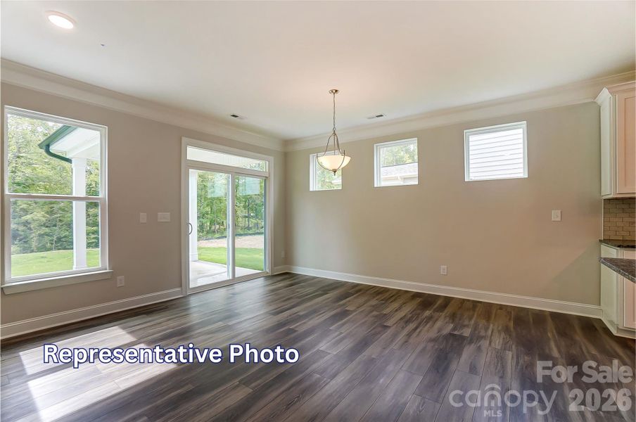 Spacious, unfurnished interior of a new home in Caldwell Forest, Charlotte (Image 15).