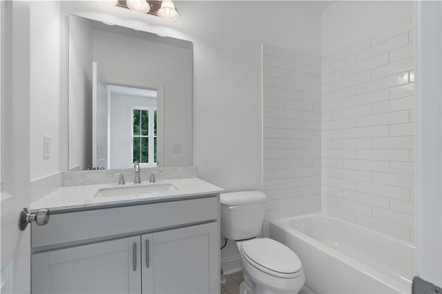 Furnished interior view inside a new home in Ecco Park, Alpharetta (Image 16). Furnished interior view inside a new home in Ecco Park, Alpharetta (Image 16).