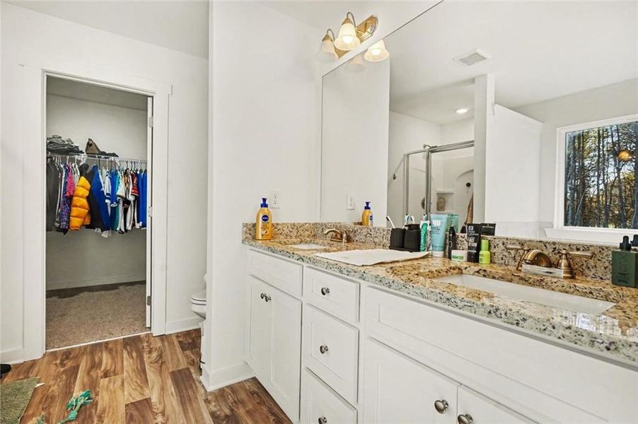 Furnished interior view inside a new home in , Statham (Image 8).