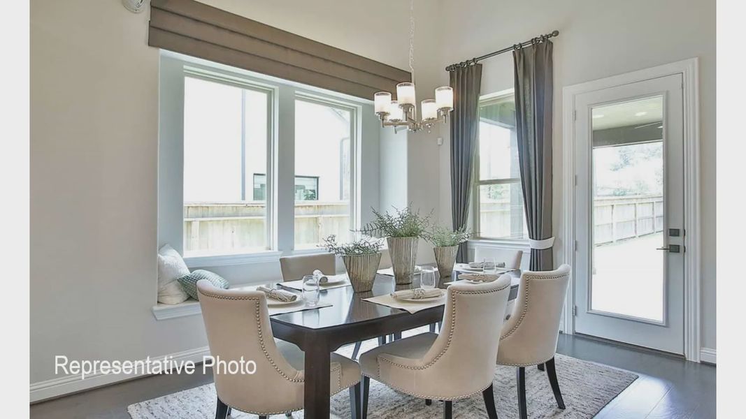Furnished interior view inside a new home in Hulen Trails, Fort Worth (Image 7).