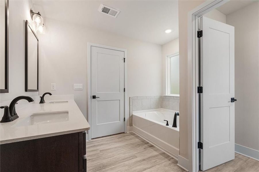 Furnished interior view inside a new home in Canterbury Villas, Carrollton (Image 15).