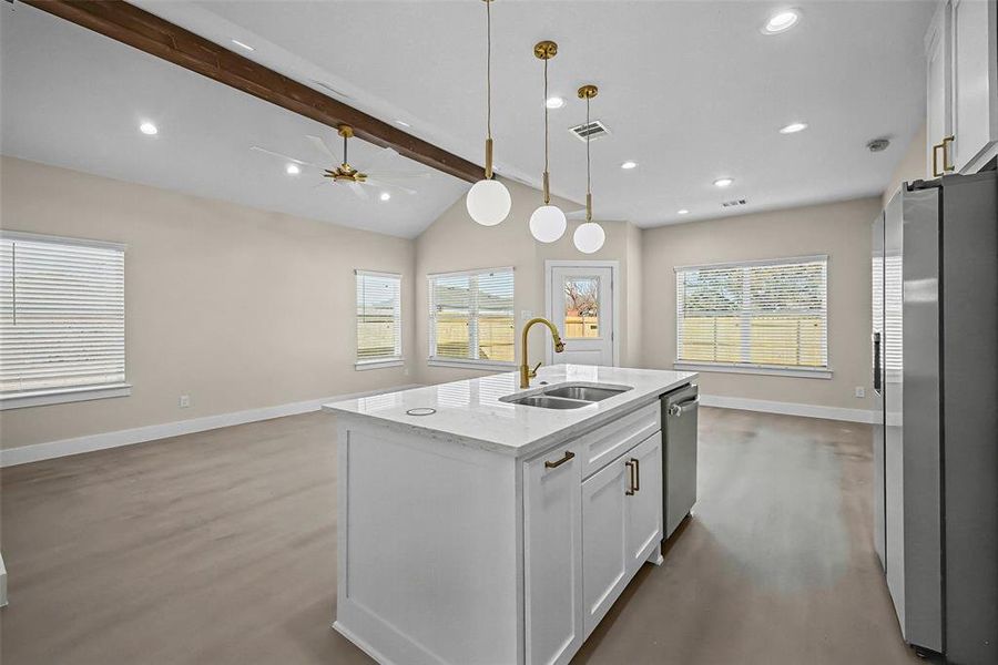 Furnished interior view inside a new home in , Granbury (Image 12).