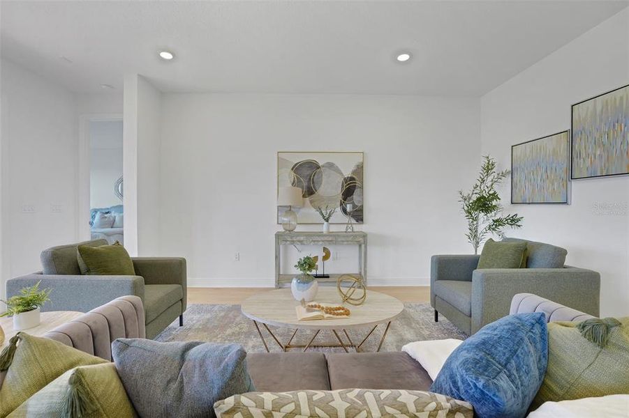 Furnished interior view inside a new home in Green Key Village, Lady Lake (Image 14).