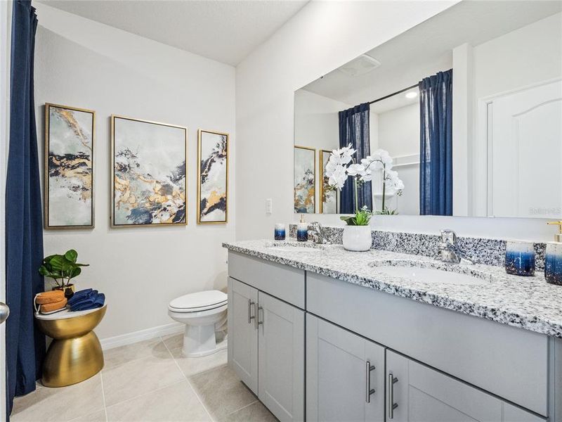 Furnished interior view inside a new home in Rivers Edge, Edgewater (Image 15).
