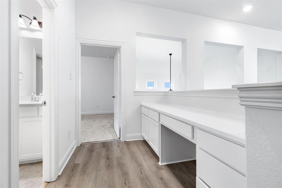 Furnished interior view inside a new home in Sandbrock Ranch, Aubrey (Image 15).