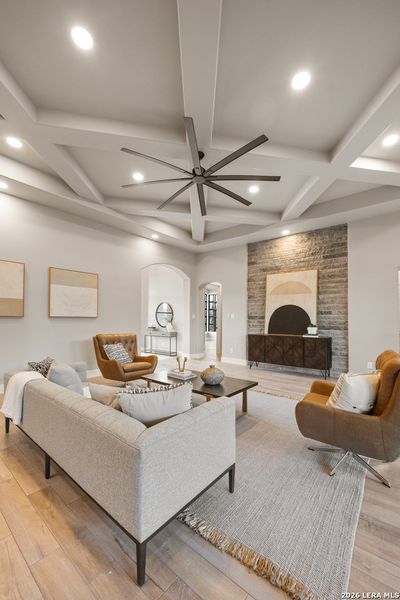 Furnished interior view inside a new home in , Canyon Lake (Image 36). Furnished interior view inside a new home in , Canyon Lake (Image 36).