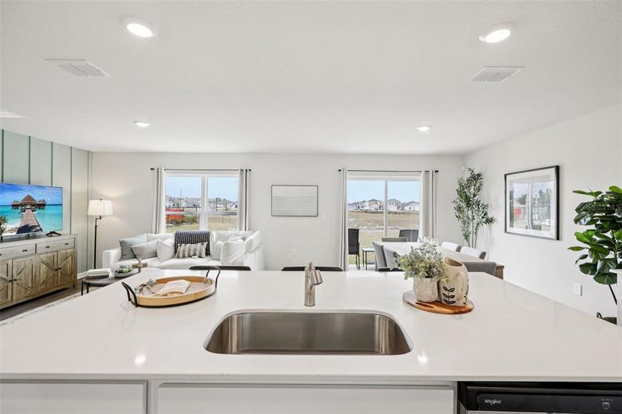 Furnished interior view inside a new home in Leoma's Landing, Lake Wales (Image 16).