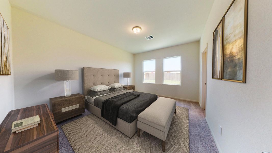 Representative furnished interior of a home built from the Dawn by Starlight Homes in Cottonwood Creek, San Marcos (Image 5). Representative furnished interior of a home built from the Dawn by Starlight Homes in Cottonwood Creek, San Marcos (Image 5).