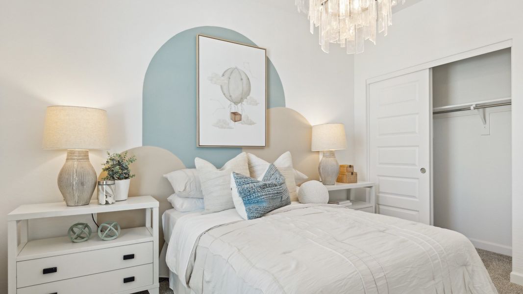 Furnished interior view inside a new home in Apache Farms, Buckeye (Image 41).