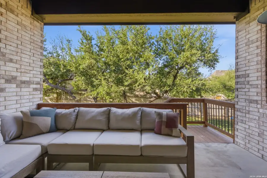 Exterior details and patio area of a home in Front Gate at Fair Oaks Ranch 70, Fair Oaks Ranch (Image 3). Exterior details and patio area of a home in Front Gate at Fair Oaks Ranch 70, Fair Oaks Ranch (Image 3).