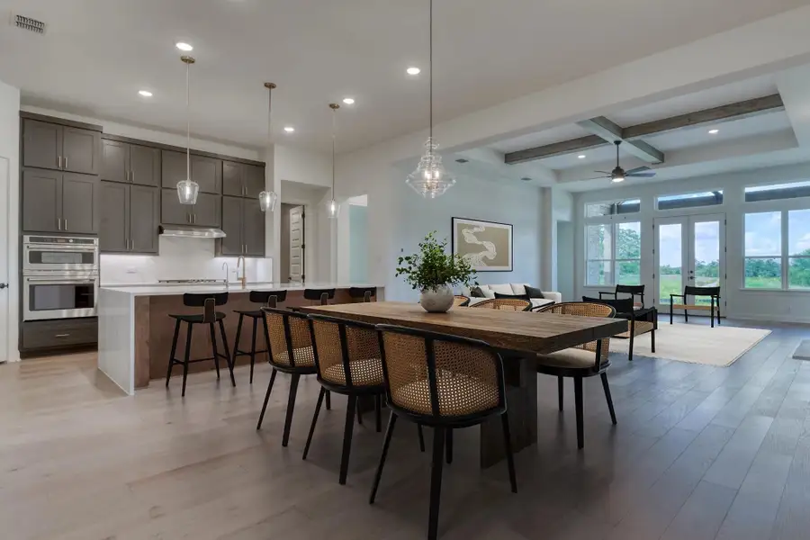 Furnished interior view inside a new home in Waldsanger, New Braunfels (Image 4).