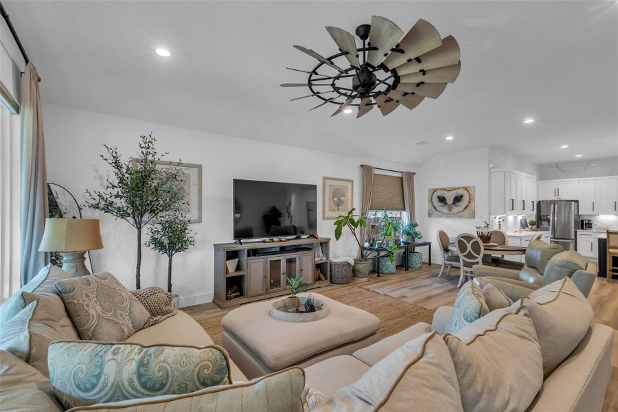 Furnished interior view inside a new home in , Conroe (Image 29).