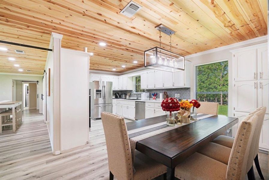 Furnished interior view inside a new home in , Powderly (Image 6).