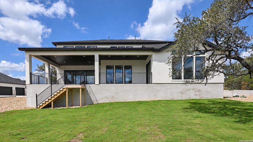 Exterior details and patio area of a home in , New Braunfels (Image 3).