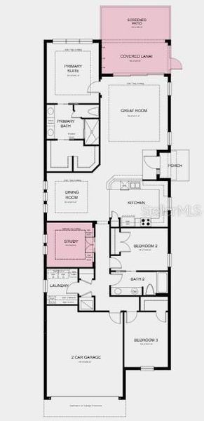 2D floor plan layout of this home in Esplanade at Azario Lakewood Ranch, Bradenton, FL (Image 3). 2D floor plan layout of this home in Esplanade at Azario Lakewood Ranch, Bradenton, FL (Image 3).