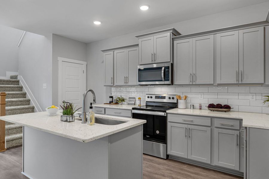 Furnished interior in a model home at The Village at Bonnie Oaks in Lebanon (Image 17).