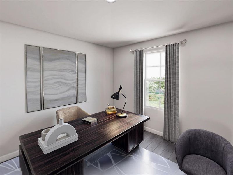 Furnished interior view inside a new home in Cresson Estates, Cresson (Image 11).