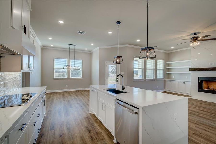 Furnished interior view inside a new home in , Greenville (Image 14).