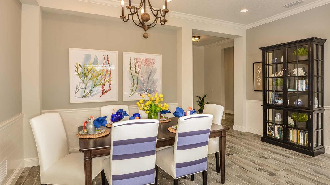 Representative furnished interior of a home built from the Endless Summer 4 by Neal Communities in Boca Royale Golf & Country Club at Wellen Park, Englewood (Image 12).