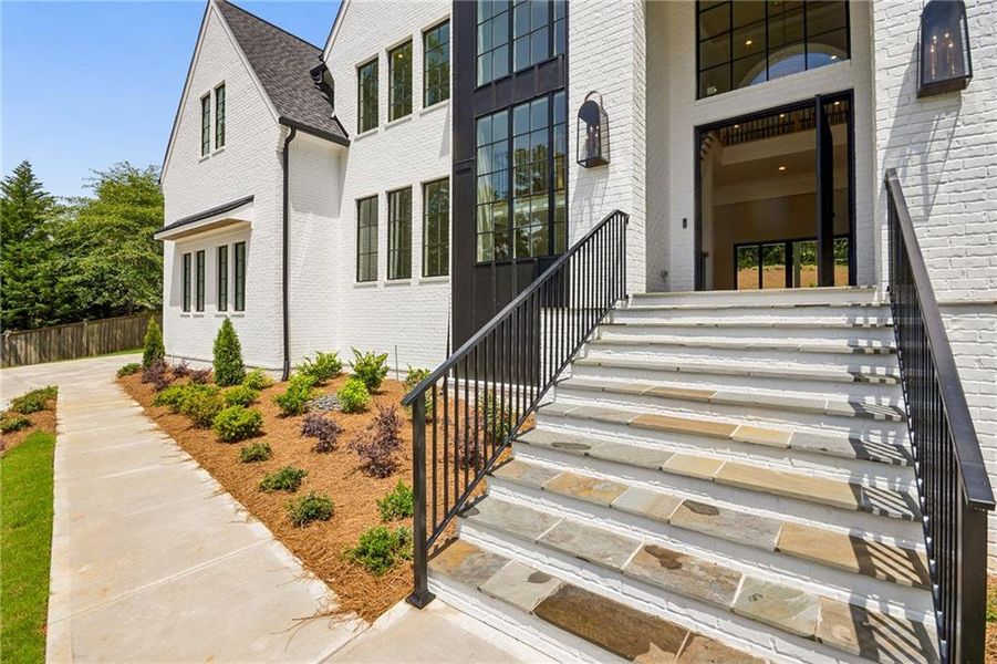 Exterior details and patio area of a home in , Marietta (Image 26). Exterior details and patio area of a home in , Marietta (Image 26).
