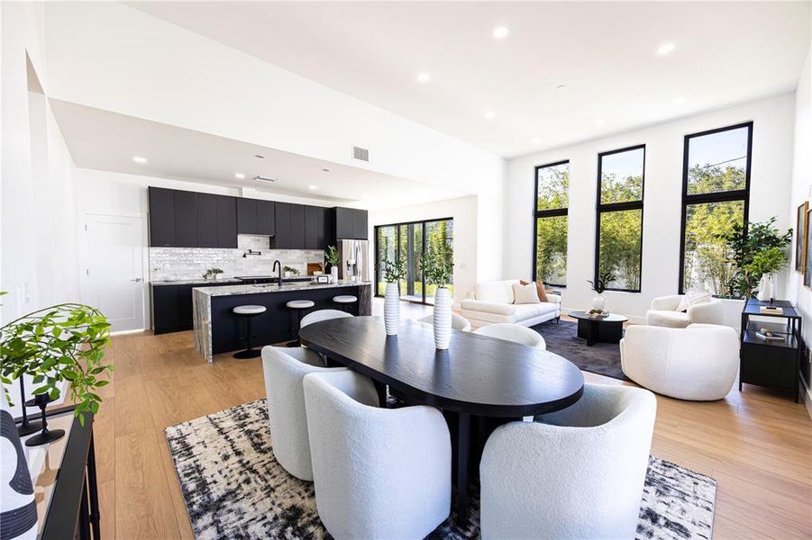 Furnished interior view inside a new home in , St. Petersburg (Image 53).