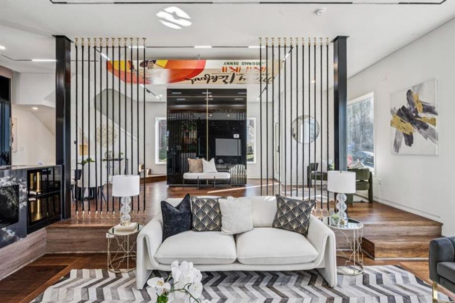 Furnished interior view inside a new home in , Atlanta (Image 40).