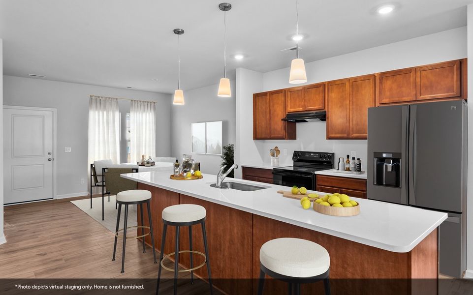 Furnished interior view inside a new home in Hanes Lake, Winston-Salem (Image 6).