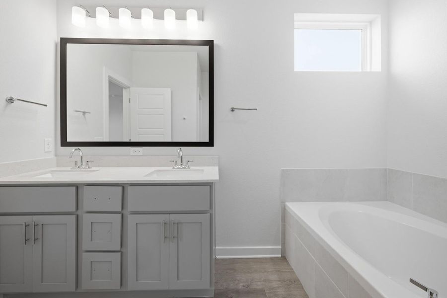 Furnished interior view inside a new home in Cloverleaf, Austin (Image 13).