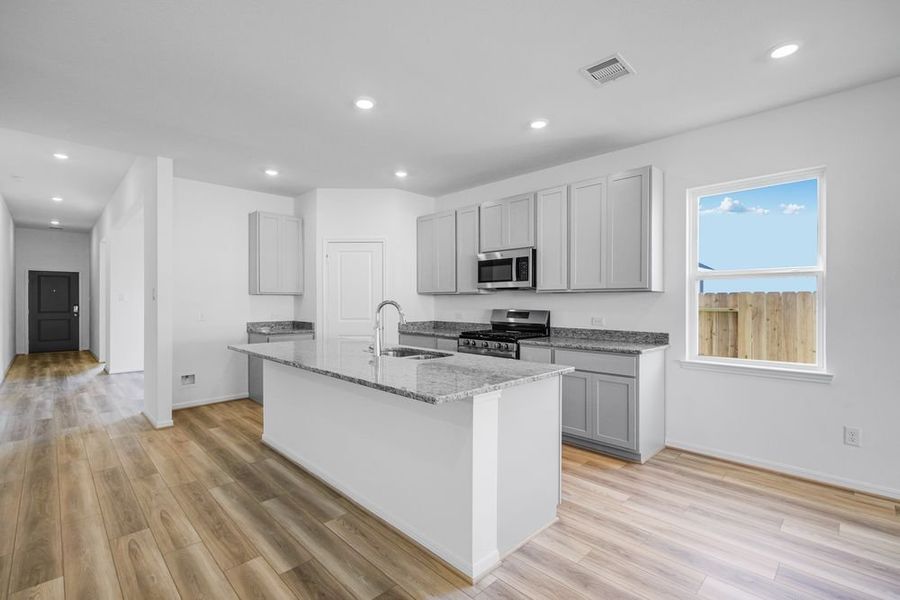 Furnished interior view inside a new home in Brookewater 45s, Rosenberg (Image 4). Furnished interior view inside a new home in Brookewater 45s, Rosenberg (Image 4).