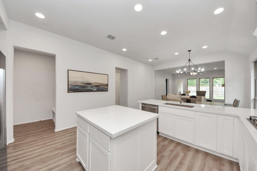 Furnished interior view inside a new home in , Humble (Image 37).