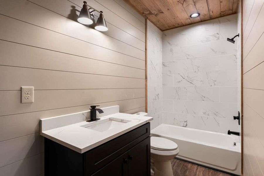 Furnished interior view inside a new home in , Blue Ridge (Image 12).