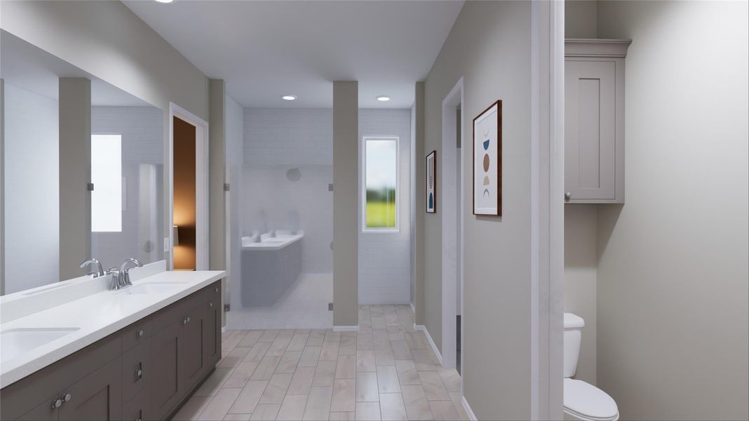 Furnished interior view inside a new home in Anniston, Katy (Image 22).