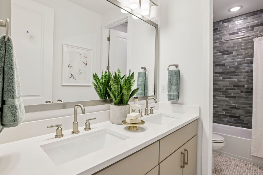 Representative furnished interior of a home built from the 5051 by Risewell Homes in Freedom at Anthem, Kyle (Image 25).
