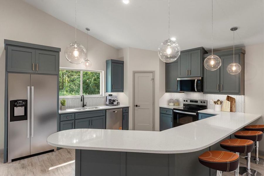 Furnished interior view inside a new home in , Gun Barrel City (Image 34). Furnished interior view inside a new home in , Gun Barrel City (Image 34).