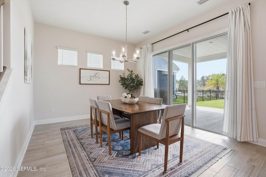 Furnished interior view inside a new home in RiverTown, St. Johns (Image 30).