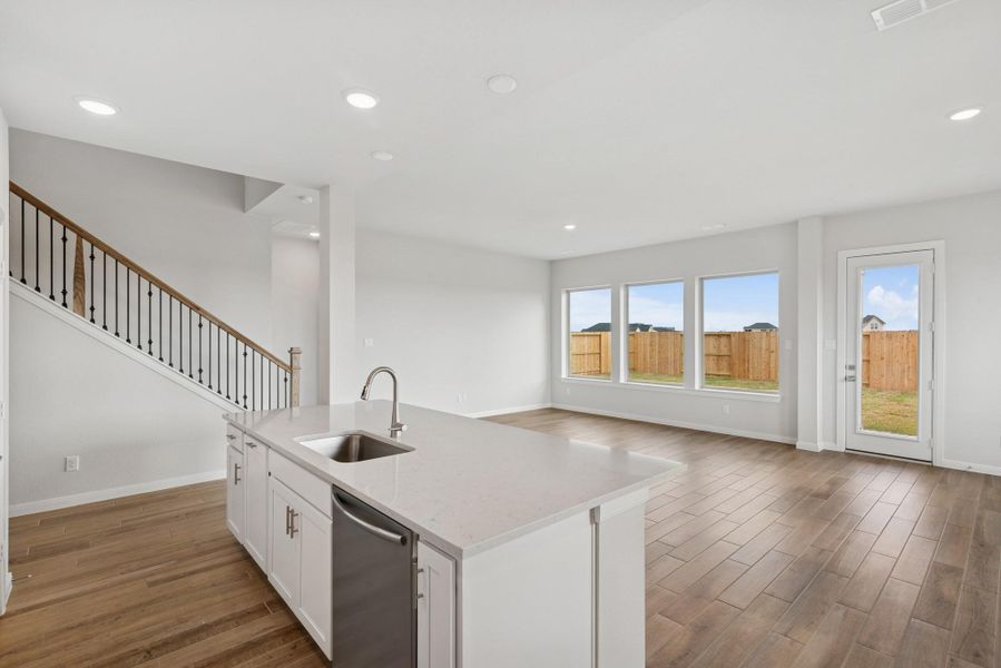 Furnished interior view inside a new home in Beacon Point at Lago Mar 50’ Homesites, Texas City (Image 4).