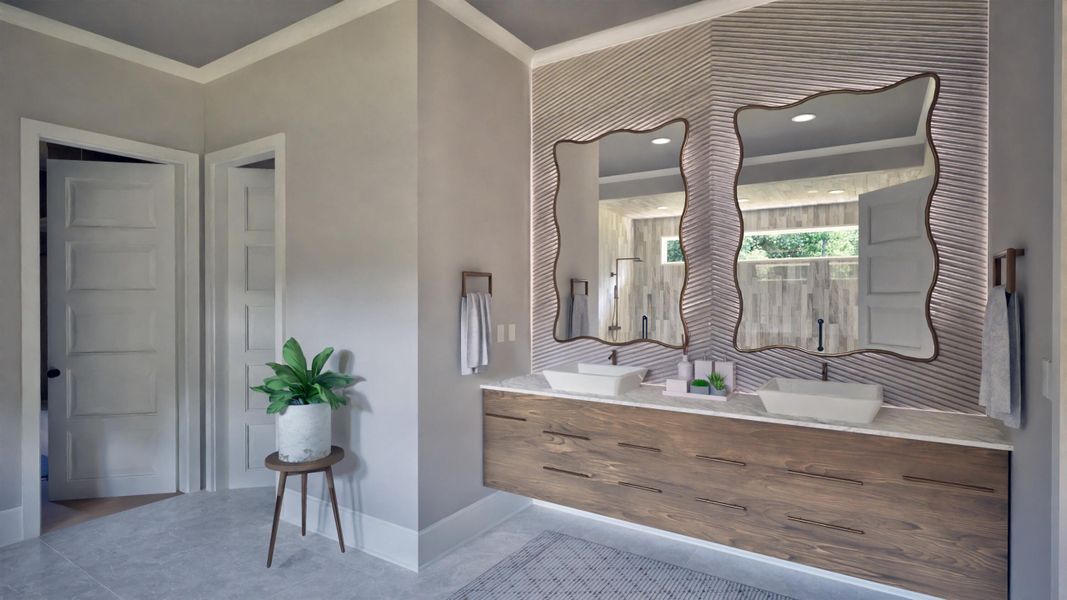 Furnished interior view inside a new home in , Johns Island (Image 7).