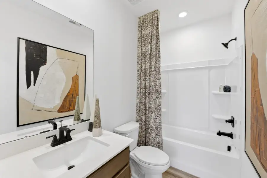 Furnished interior view inside a new home in Amplitude, Charlotte (Image 15).