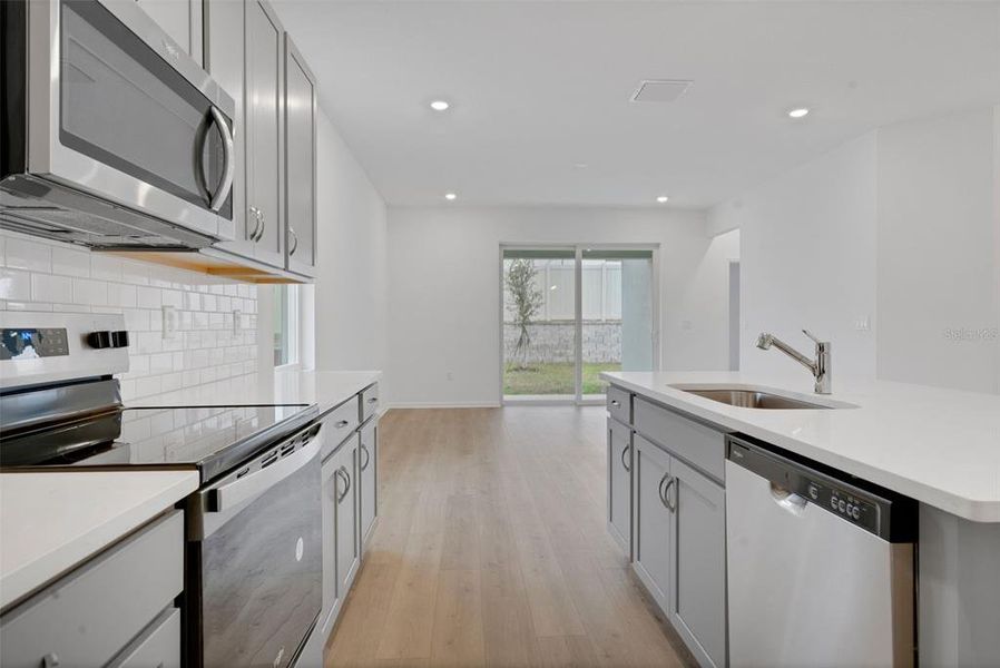 Furnished interior view inside a new home in Seaport Village, Tavares (Image 8). Furnished interior view inside a new home in Seaport Village, Tavares (Image 8).